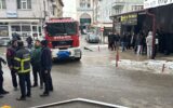 Baca yangını:  3 kişi dumandan etkilendi!