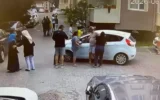 ‘Yavaş git’ kavgası: Aileler de dahil oldu!
